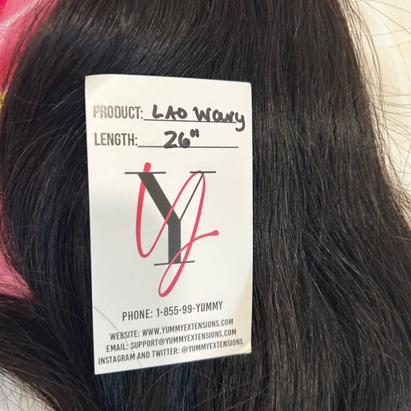 Raw LAO Wavy YUMMY BRAND ** 
WEFT EXTENSIONS
Pricing for (2) 26” bundles - Picture 4 of 9